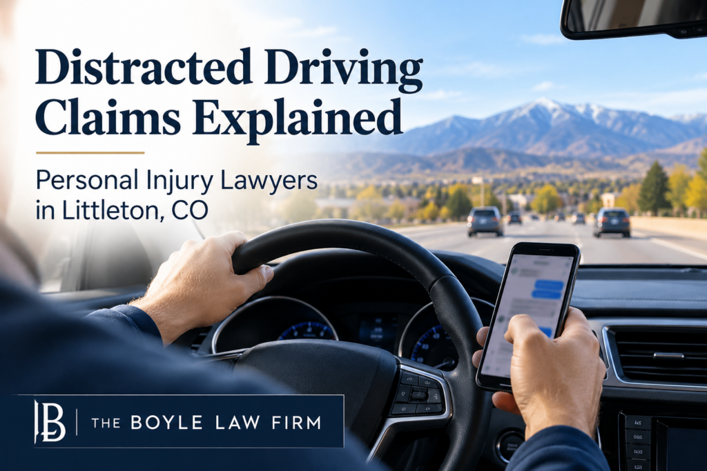 Distracted Driving Claims Explained by Personal Injury Lawyers in Littleton, CO